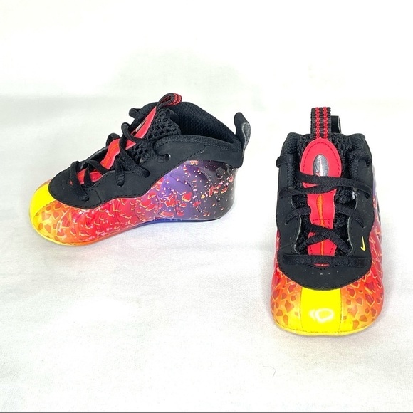 Nike Baby Foamposite Sneaker Booties Size 4 - Picture 6 of 10